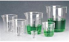 NALGENE 1203 Griffin Low-Form Beakers, polymethylpentane