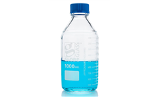 Globe Glass Media Bottles with Screw Cap