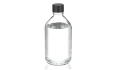 WHEATON Media / Lab Bottle, Rubber Lined Black Phenolic Cap