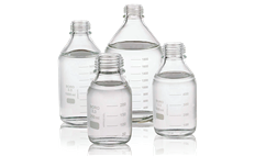 WHEATON LAB 45 Graduated Media Bottle Without Cap