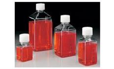 Sterile square media bottle
