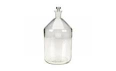 2 Liter B.O.D. Bottle, Glass Robotic Stopper, Wheaton
