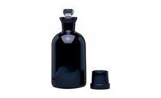 300mL Black B.O.D. Bottle, Glass Robotic Stopper, Wheaton