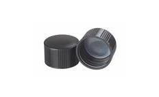 Closure, Screw Cap, Phenolic, Black, LDPE Liner, Not Autoclavable, Wheaton