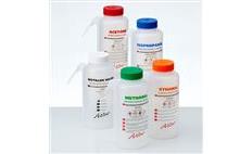 Group of Multilingual GHS Wash Bottles