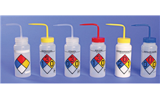Bel-Art Biohazard Safety Labeled bottles