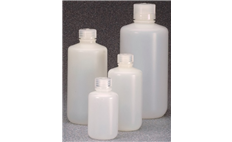 Nalgene Narrow-Mouth Fluorinated HDPE Bottles with Closures