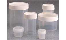 NALGENE 2118 Straight-Side Wide-Mouth Jars, polypropylene; polypropylene screw closure