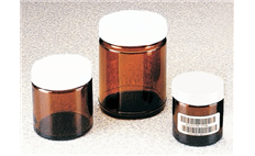 Amber Glass Bottles w/PTFE-lined PP Cap