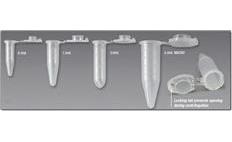 Microcentrifuge tubes of 4 sizes