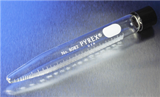 PYREX Conical Centrifuge Tubes with White Graduations and Screw Cap