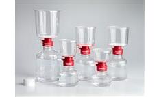NALGENE 163, 164 Media-Plus Filter Units – 500 and 1000mL Capacity, polystyrene housing, 90mm n