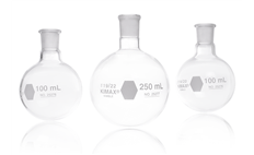 Flask, Boiling, Round bottom, Short Neck, Full Length ST24/40 Joint, Kimble