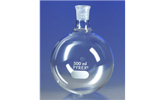PYREX Short Neck Boiling Flask, Round Bottom, Standard Taper Joint