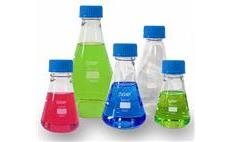 Hybex Erlenmeyer Flasks with GL45 Screw Cap