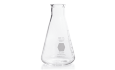 Flask, Erlenmeyer, Filtering, Heavy Wall, with Capacity Scale, Kimble