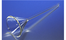 PYREX Plain 60° Angle Funnels, Long Stem