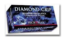 Diamond Grip<font size=-1><sup>TM</sup></font> Powder-Free Latex Exam Gloves