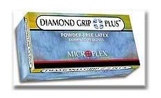 Diamond Grip Plus<font size=-1><sup>TM</sup></font> Powder-Free Latex Exam Glove