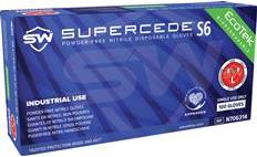 Supercede S6 EcoTek Biodegradable Exam Nitrile Gloves
