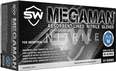 Megaman Absorbent-lined Nitrile Gloves