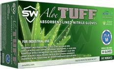 AloeTuff Absorbent-lined Nitrile Exam Gloves