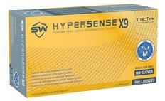 Hypersense X9 High Performance Grip Latex Exam Gloves