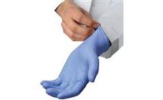 Blue Nitrile Exam Glove