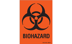 Biohazard Identification Label