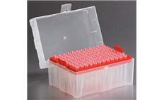 20µL LTS Compatible Pipet Tip Racked Red