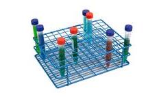 Blue HDPE Coated Wire Rack