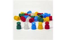 Colored Flange Plug Caps