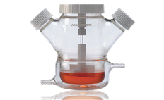 WHEATON CELSTIR Jacketed Double Sidearm Spinner Flask