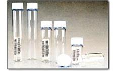 Clear Borosilicate Glass VOA Vials with 0.125 inch Septa