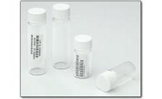 Clear Borosilicate Glass VOA Vials with White PP Cap