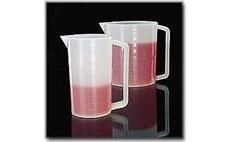 NALGENE&amp;reg; 1220 Graduated Beakers with Handle, high-density polyethylene