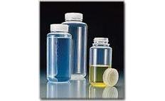 NALGENE&amp;reg; 2107 Wide-Mouth Bottles, polymethylpentane; polypropylene screw closure