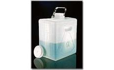 NALGENE&amp;reg; 2211 Rectangular Carboys, high-density polyethylene; polypropylene screw closures