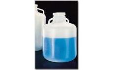 NALGENE&amp;reg; 2234 Wide-Mouth Carboys with Handles, low-density polyethylene; white polypropylene scr