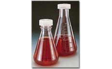 NALGENE&amp;reg; 4108 Erlenmeyer Flasks with Screw Closure, polycarbonate; polypropylene closure