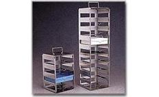 NALGENE 5036 Vertical CryoBox Rack, stainless steel