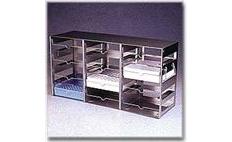 NALGENE 5038 Horizontal CryoBox Racks, stainless steel
