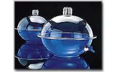 NALGENE&amp;reg; 5309, 5310 Desiccators, 250mm polycarbonate cover; blue polypropylene body and stopcock