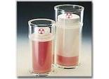 NALGENE® 6710 Benchtop Beta Waste containers (with bottle), acrylic; polyethylene bottle