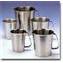 Beaker, Stainless Steel, with Handle