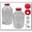 Carboys, 6-gallon Transparent Carboy, PET