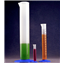NALGENE&amp;reg; 3662 Graduated Cylinders, polypropylene; blue polypropylene base