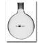 Flask, Boiling, Round Bottom, Short Neck, Full Length, ST45/50, Kimble