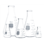 Flask, Erlenmeyer, Narrow Mouth, Capacity Scale, Heavy-duty Rim, Pyrex&#174; Glass, Corning&#174;