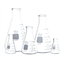 Flasks, Erlenmeyer Flask, Narrow Mouth, Capacity Scale, Heavy-duty Rim, Pyrex® Glass, Corning®